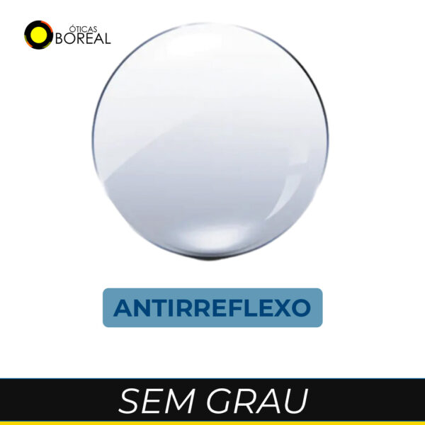 Lente sem grau: Básica + Antirreflexo