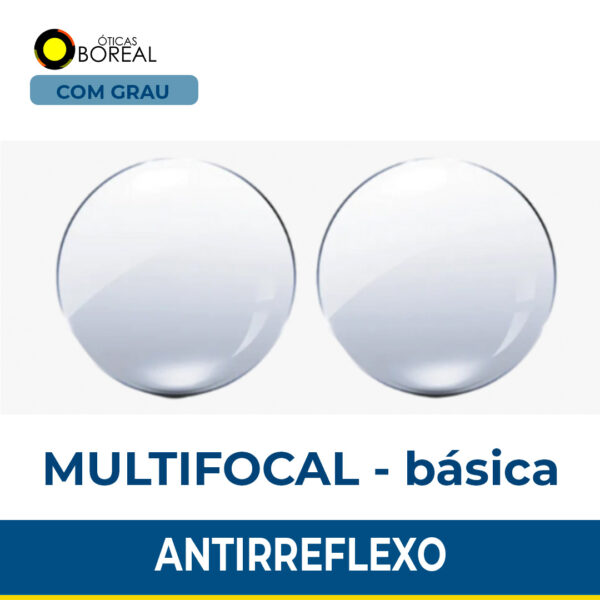 Lente Multifocal Básica + Antirreflexo